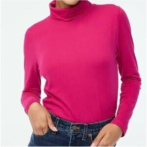 NWT J. Crew Factory Hot Pink Tissue Turtleneck Size 3X